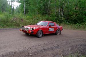 Colin Redner / Michael Claiborne Mazda RX-7 on SS3, Norway Home.