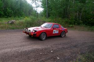 Colin Redner / Michael Claiborne Mazda RX-7 on SS3, Norway Home.