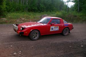 Colin Redner / Michael Claiborne Mazda RX-7 on SS3, Norway Home.