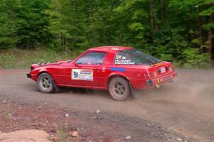 Colin Redner / Michael Claiborne Mazda RX-7 on SS3, Norway Home.