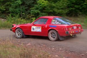 Colin Redner / Michael Claiborne Mazda RX-7 on SS3, Norway Home.