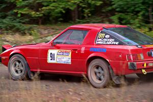 Colin Redner / Michael Claiborne Mazda RX-7 on SS3, Norway Home.