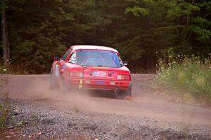 Colin Redner / Michael Claiborne Mazda RX-7 on SS3, Norway Home.