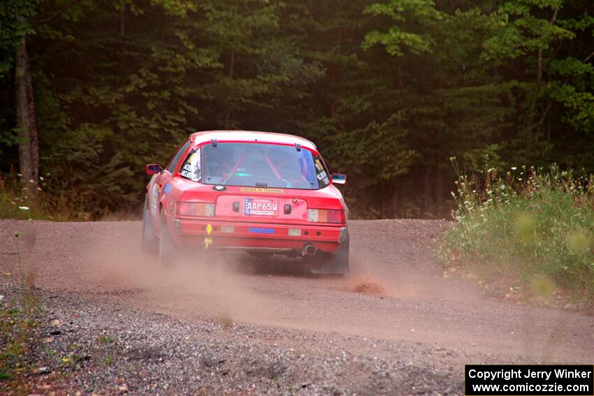 Colin Redner / Michael Claiborne Mazda RX-7 on SS3, Norway Home.