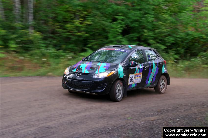 Matt Wolfe / Cray Dumeah Mazda 2 on SS3, Norway Home.