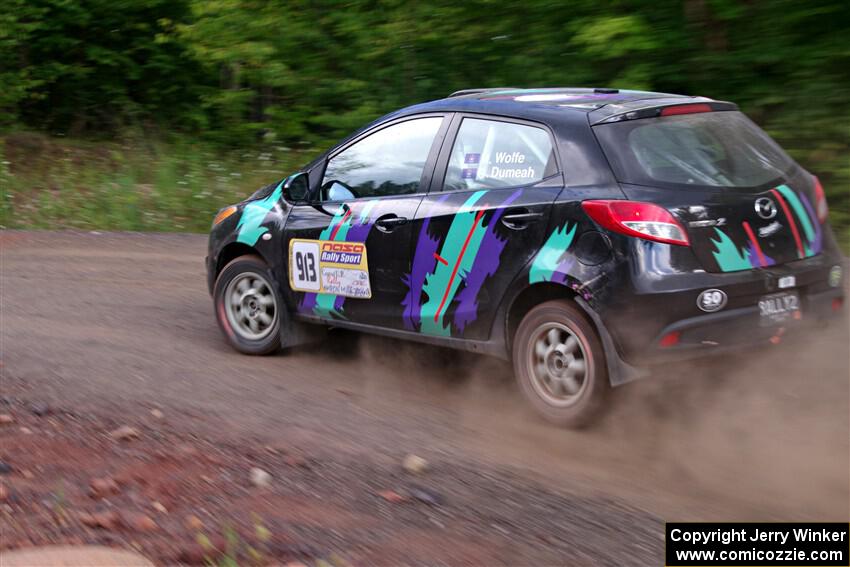 Matt Wolfe / Cray Dumeah Mazda 2 on SS3, Norway Home.