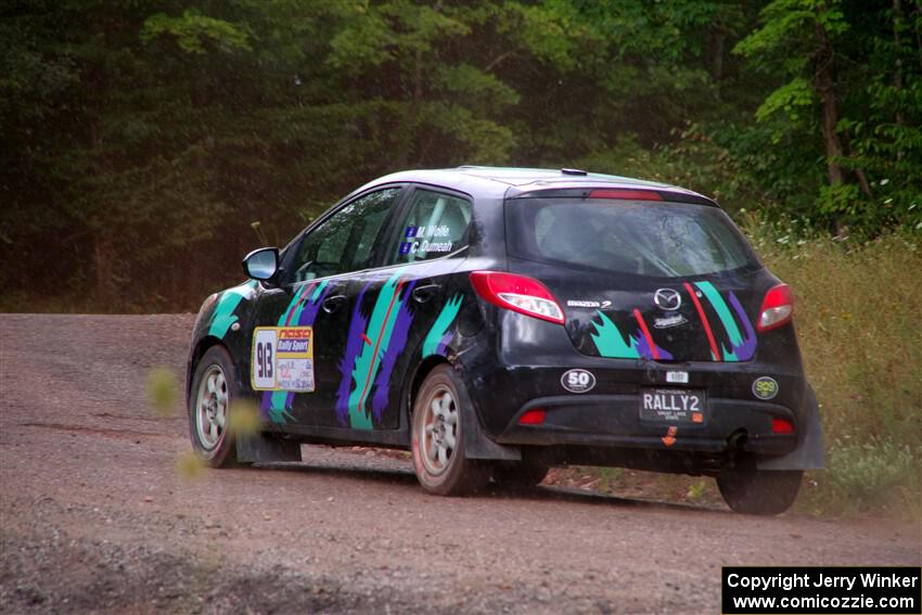 Matt Wolfe / Cray Dumeah Mazda 2 on SS3, Norway Home.