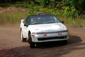 The '0' car, a Mitsubishi Eclipse GSX, on SS5, Norway South II.