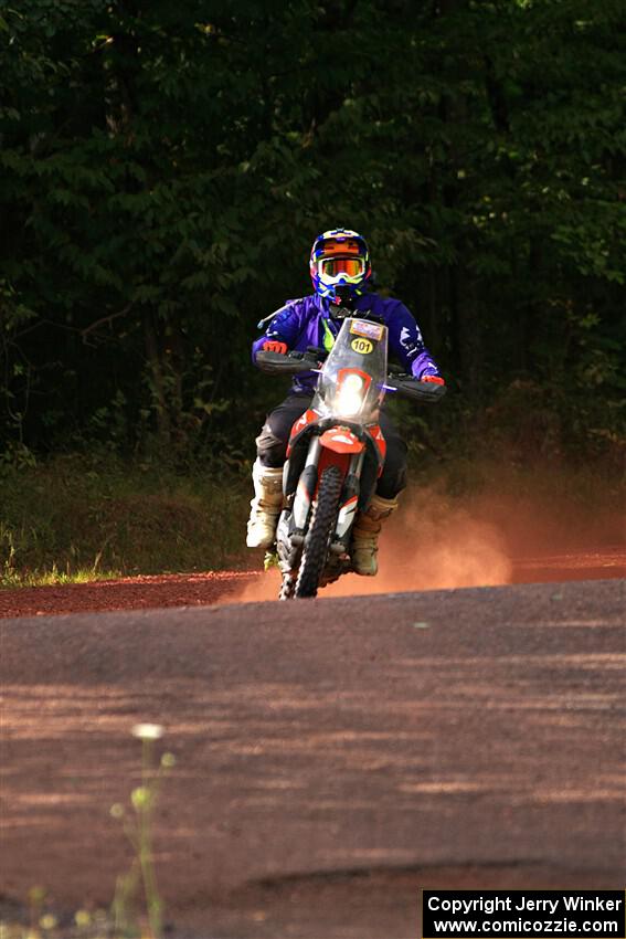 Rudi Bredenkamp's KTM 690 Enduro R on SS5, Norway South II.