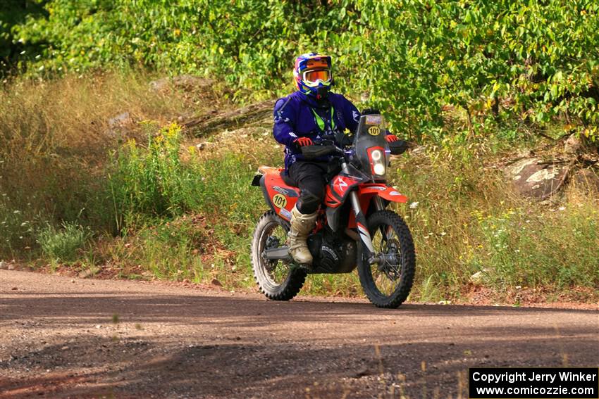 Rudi Bredenkamp's KTM 690 Enduro R on SS5, Norway South II.