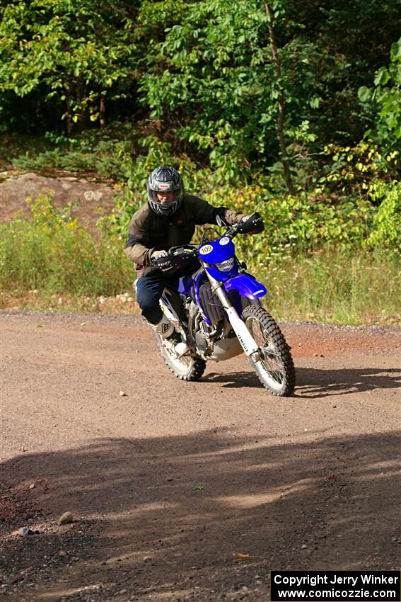 Matt Holl's Yamaha WR450 on SS5, Norway South II.