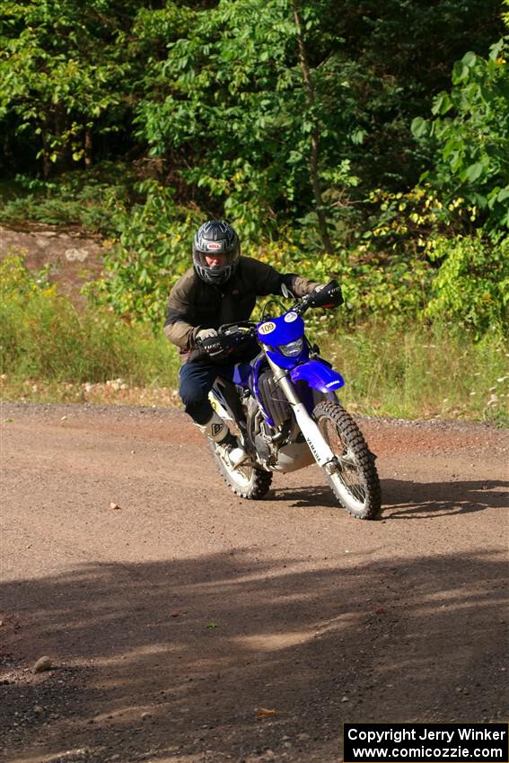 Matt Holl's Yamaha WR450 on SS5, Norway South II.