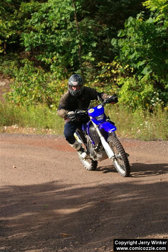 Matt Holl's Yamaha WR450 on SS5, Norway South II.