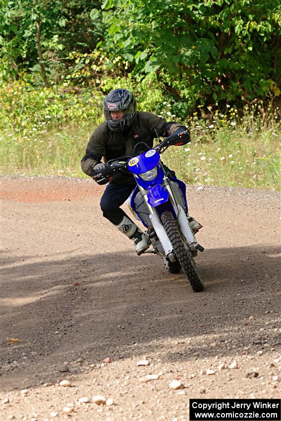 Matt Holl's Yamaha WR450 on SS5, Norway South II.