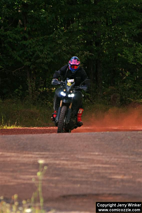 Tali Kurlantzick's Honda CRF1000L on SS5, Norway South II.