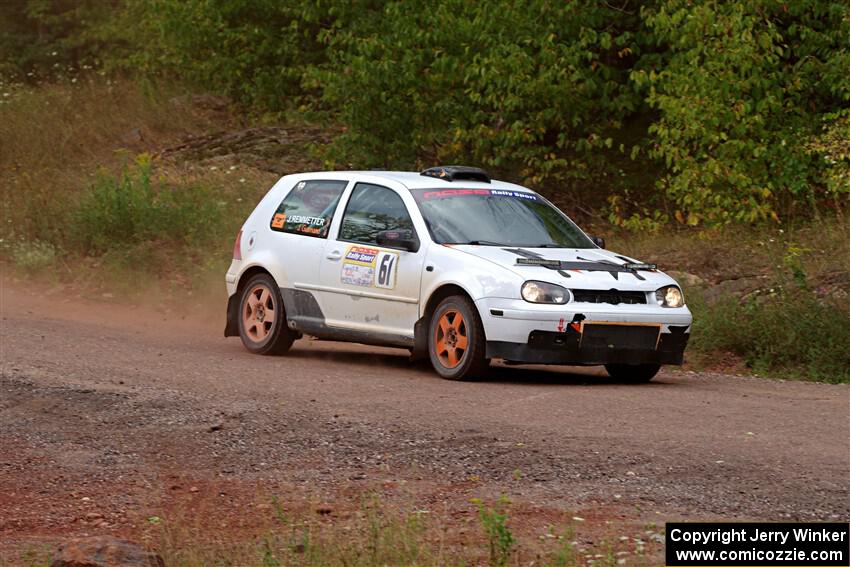 John Gusmano / Josh Remmetter VW GTI on SS5, Norway South II.