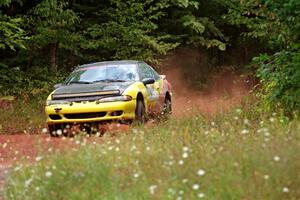 Eli Goethel / Kyle West Mitsubishi Eclipse on SS5, Norway South II.