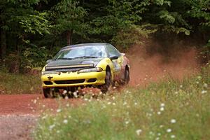 Eli Goethel / Kyle West Mitsubishi Eclipse on SS5, Norway South II.