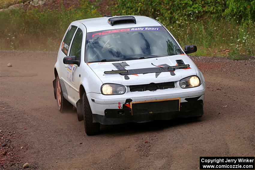 John Gusmano / Josh Remmetter VW GTI on SS5, Norway South II.
