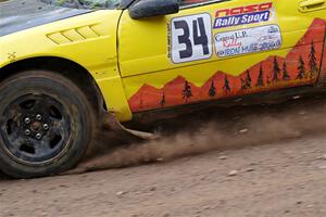 Eli Goethel / Kyle West Mitsubishi Eclipse on SS5, Norway South II.