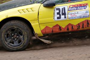 Eli Goethel / Kyle West Mitsubishi Eclipse on SS5, Norway South II.