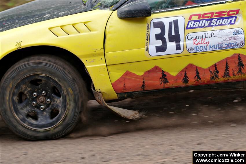 Eli Goethel / Kyle West Mitsubishi Eclipse on SS5, Norway South II.
