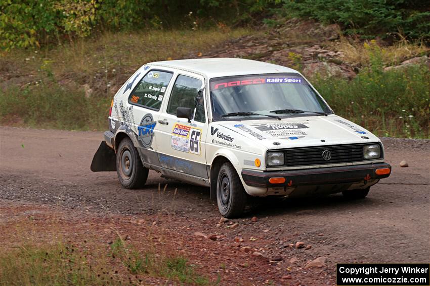 Heath Shively / Morgan Engle VW Golf on SS5, Norway South II.