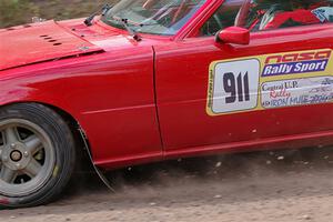 Colin Redner / Michael Claiborne Mazda RX-7 on SS5, Norway South II.
