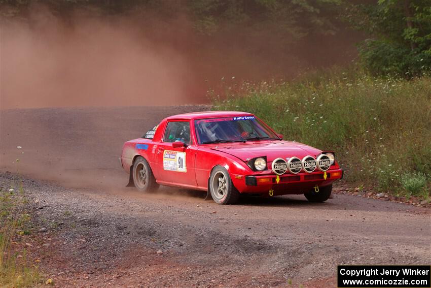 Colin Redner / Michael Claiborne Mazda RX-7 on SS5, Norway South II.