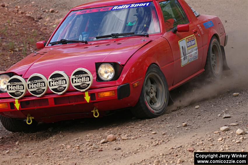 Colin Redner / Michael Claiborne Mazda RX-7 on SS5, Norway South II.