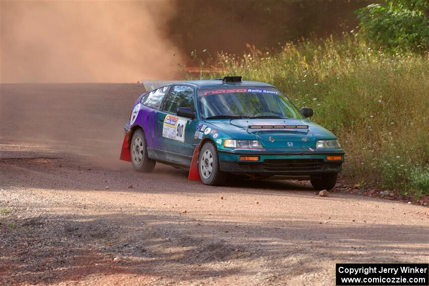 Maegan Burkart / Bryce Proseus Honda CRX Si on SS5, Norway South II.