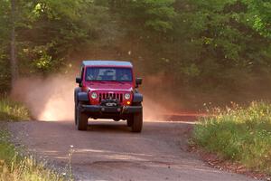 A Jeep Wrangler sweeps SS5, Norway South II.