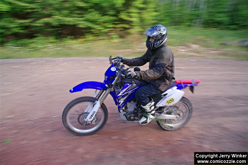 Matt Holl's Yamaha WR450 on SS6, Norway North.