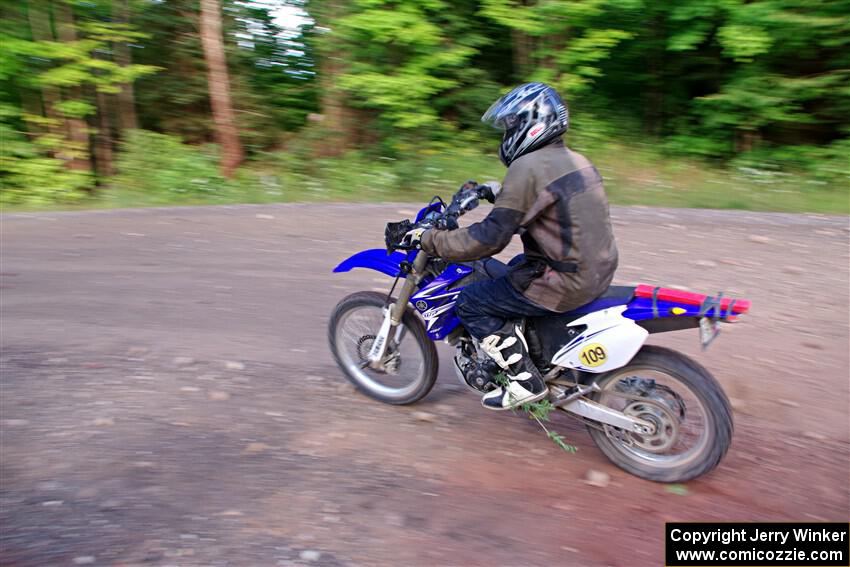 Matt Holl's Yamaha WR450 on SS6, Norway North.