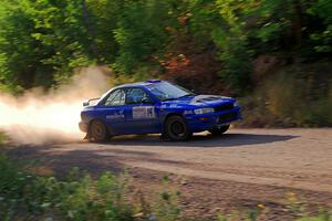 Connor Himes / Aleut Hatfield Subaru Impreza on SS6, Norway North.