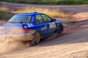 Connor Himes / Aleut Hatfield Subaru Impreza on SS6, Norway North.