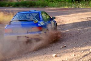 Connor Himes / Aleut Hatfield Subaru Impreza on SS6, Norway North.