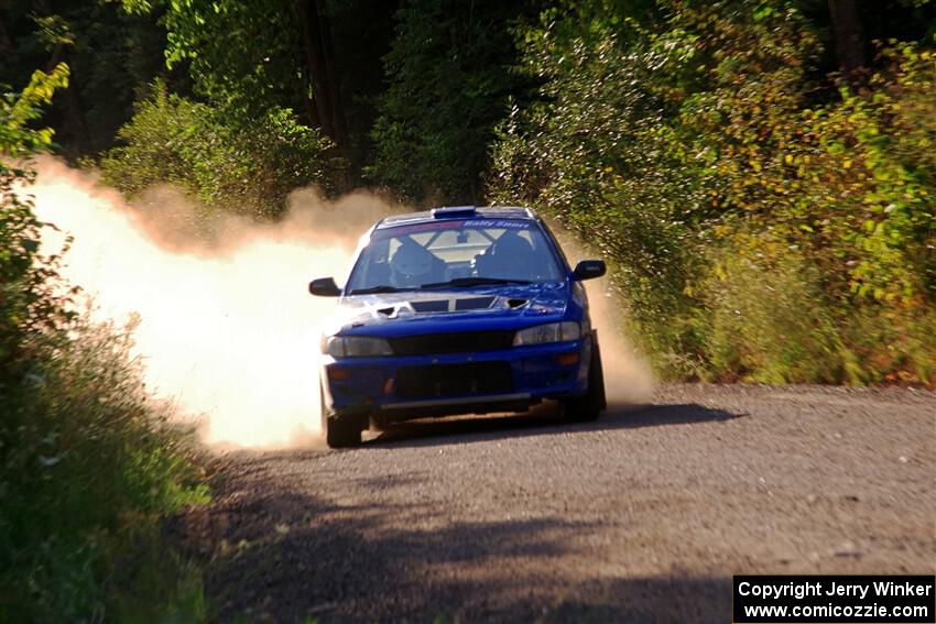 Connor Himes / Aleut Hatfield Subaru Impreza on SS6, Norway North.