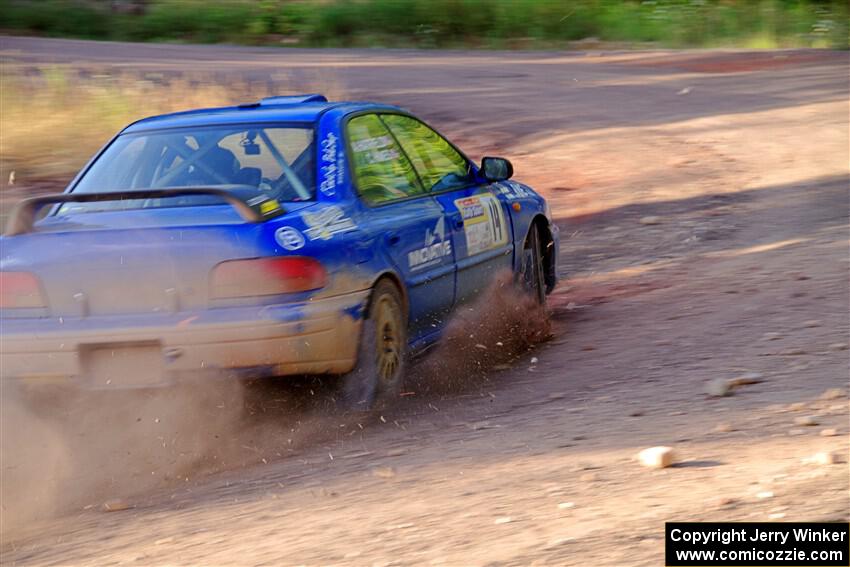 Connor Himes / Aleut Hatfield Subaru Impreza on SS6, Norway North.