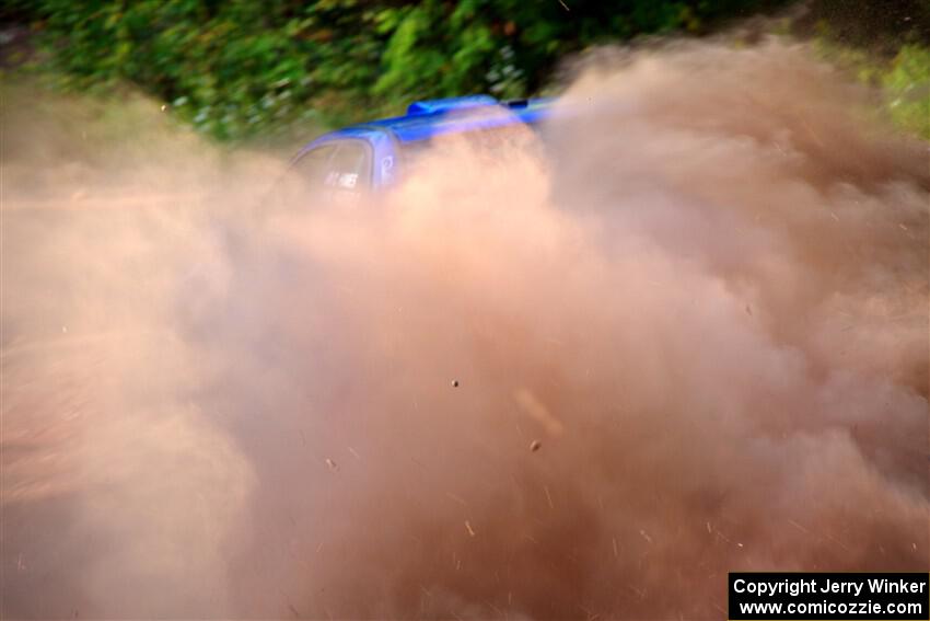 Connor Himes / Aleut Hatfield Subaru Impreza on SS6, Norway North.