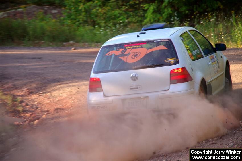 John Gusmano / Josh Remmetter VW GTI on SS6, Norway North.