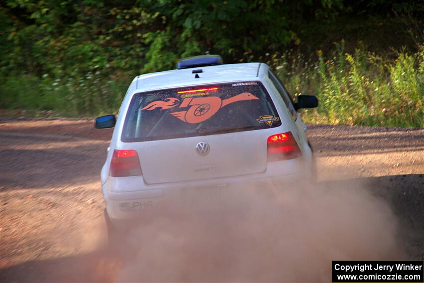 John Gusmano / Josh Remmetter VW GTI on SS6, Norway North.
