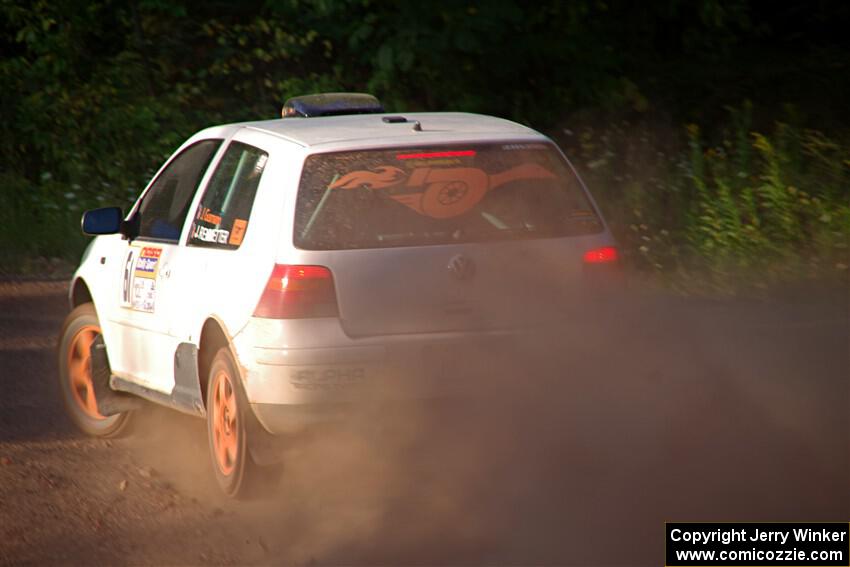 John Gusmano / Josh Remmetter VW GTI on SS6, Norway North.