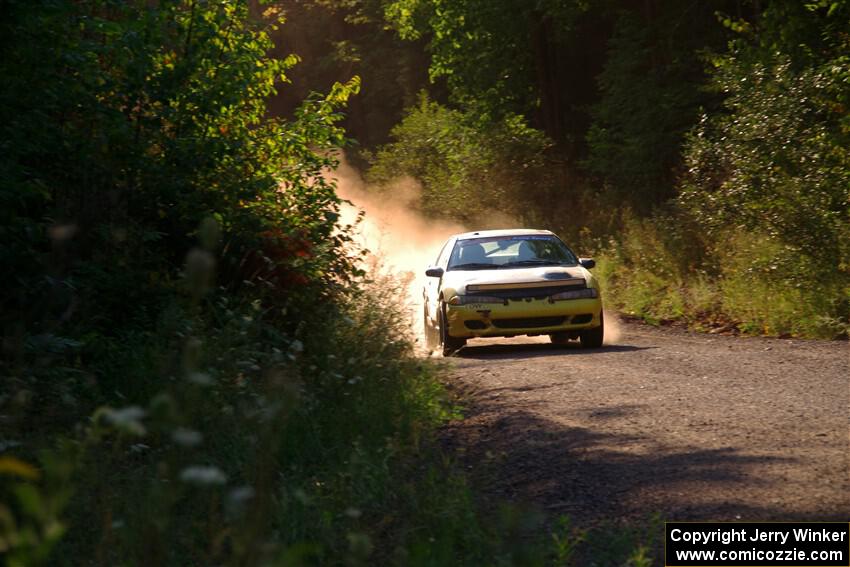 Eli Goethel / Kyle West Mitsubishi Eclipse on SS6, Norway North.