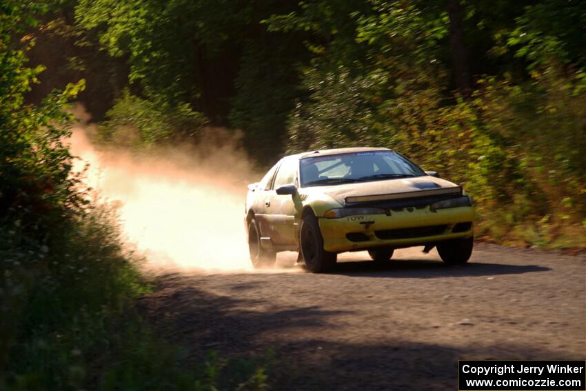 Eli Goethel / Kyle West Mitsubishi Eclipse on SS6, Norway North.