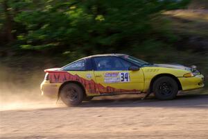 Eli Goethel / Kyle West Mitsubishi Eclipse on SS6, Norway North.