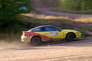 Eli Goethel / Kyle West Mitsubishi Eclipse on SS6, Norway North.