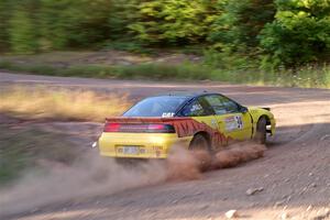 Eli Goethel / Kyle West Mitsubishi Eclipse on SS6, Norway North.