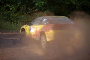 Eli Goethel / Kyle West Mitsubishi Eclipse on SS6, Norway North.