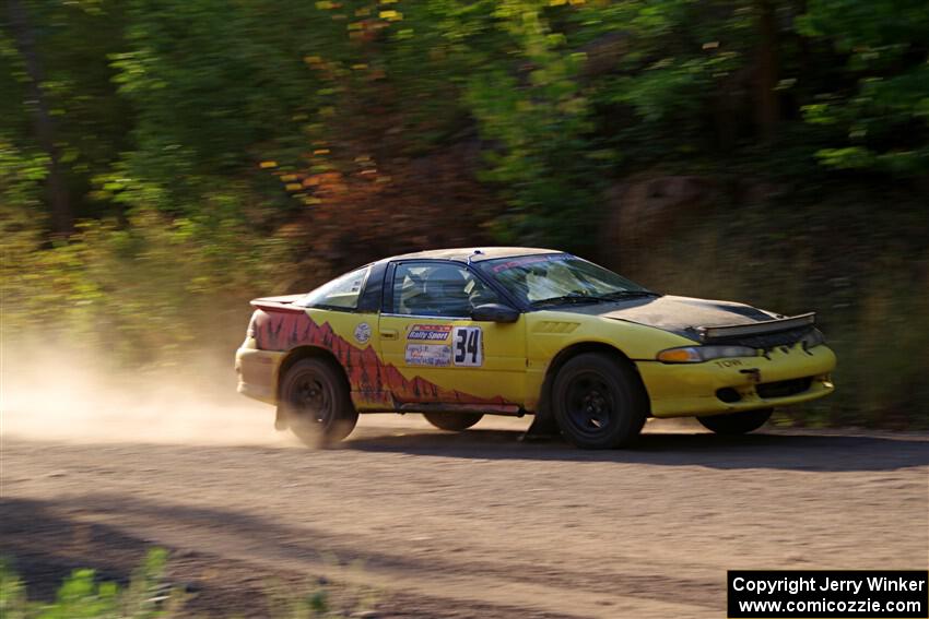 Eli Goethel / Kyle West Mitsubishi Eclipse on SS6, Norway North.